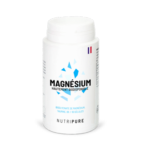MAGNÉSIUM BYSGLYCINATE B6 (1 mois, 60 gélules)